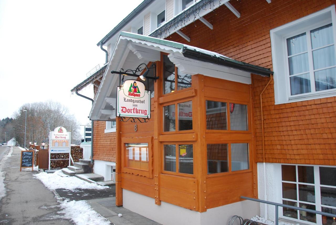 Landgasthof Zum Dorfkrug Hotel Haeusern Exterior photo